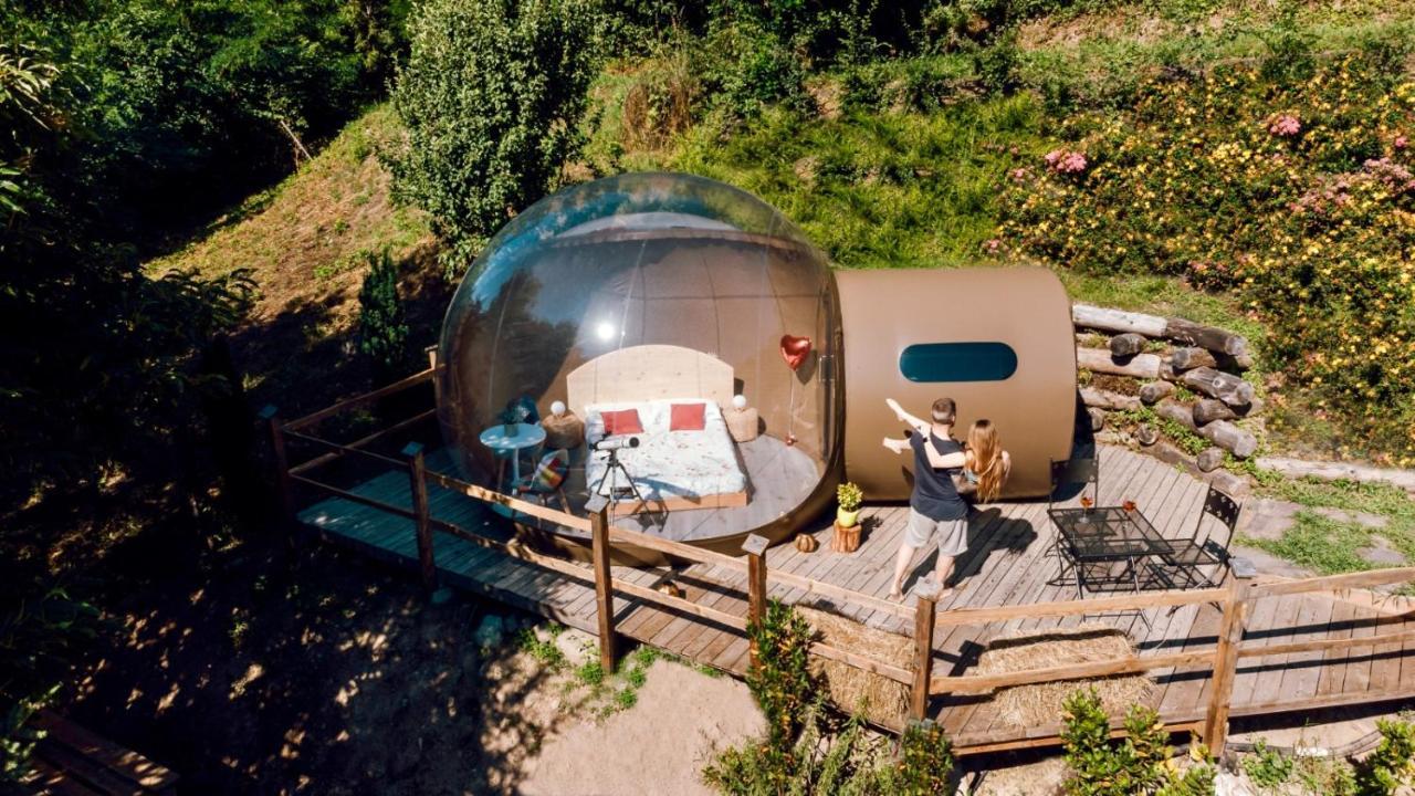 Maso La Marianna Bubble Glamping In Trentino Bed and Breakfast Sant'Orsola Buitenkant foto
